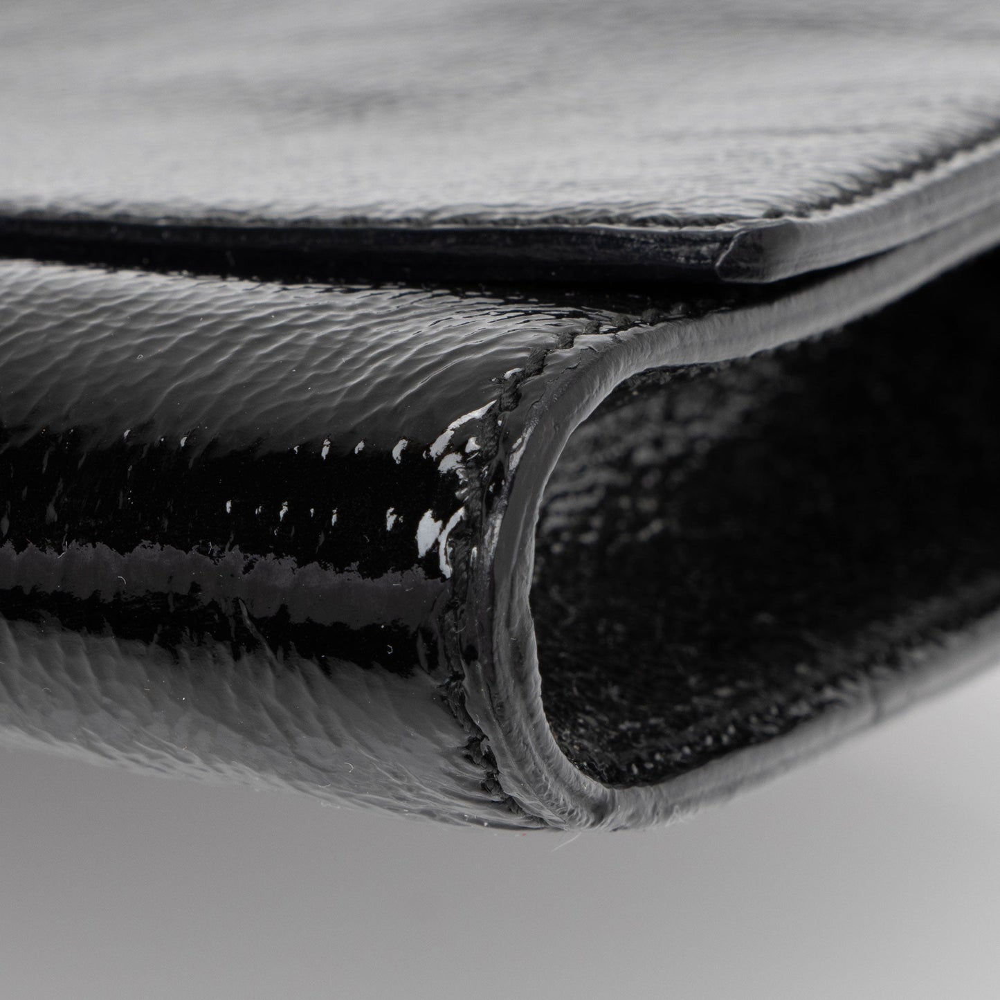 Saint Laurent Vintage Patent Leather Monogram Belle de Jour Clutch BY8Utu