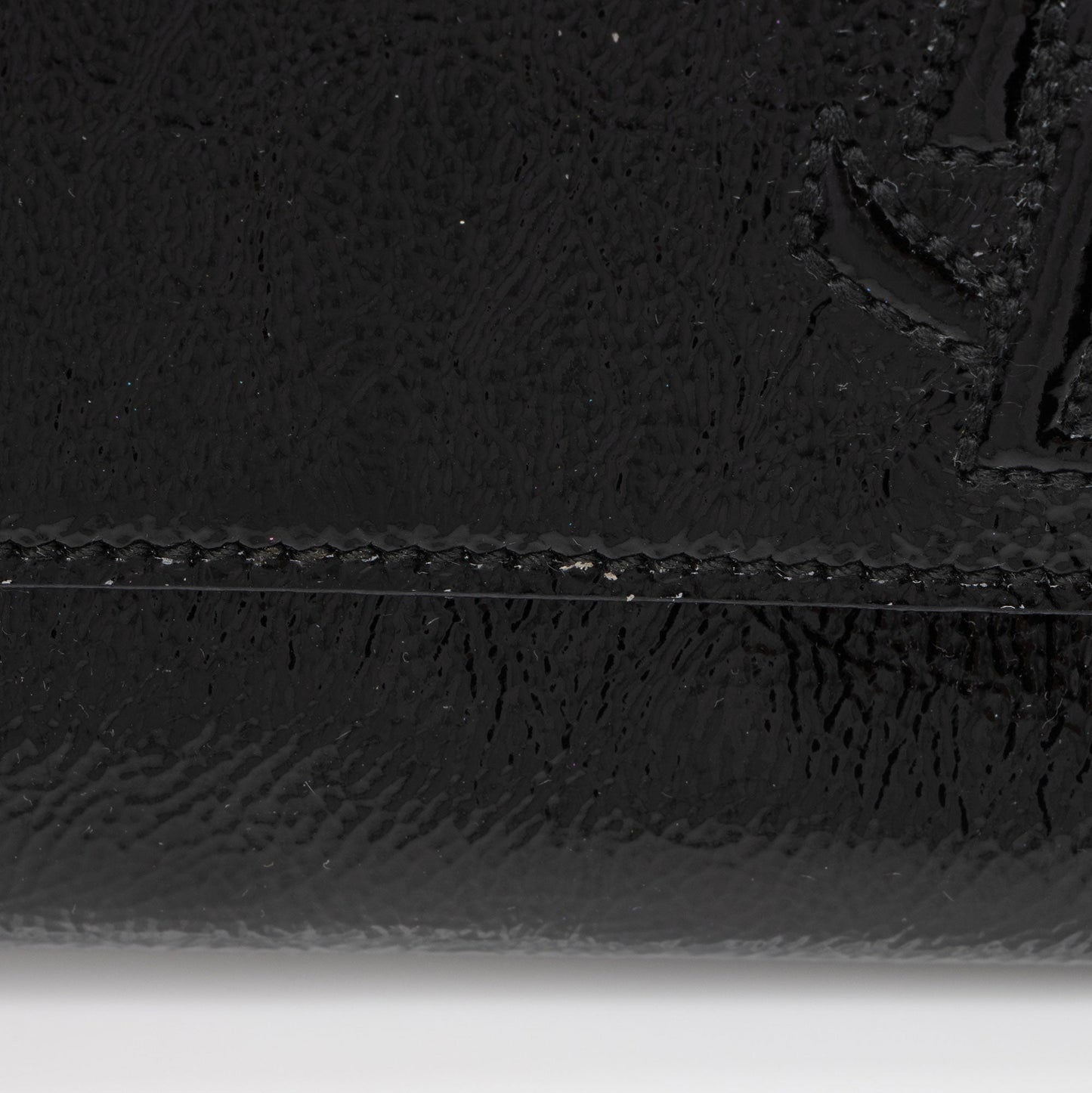 Saint Laurent Vintage Patent Leather Monogram Belle de Jour Clutch BY8Utu