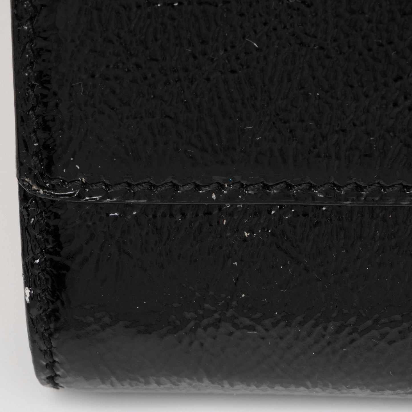 Saint Laurent Vintage Patent Leather Monogram Belle de Jour Clutch BY8Utu