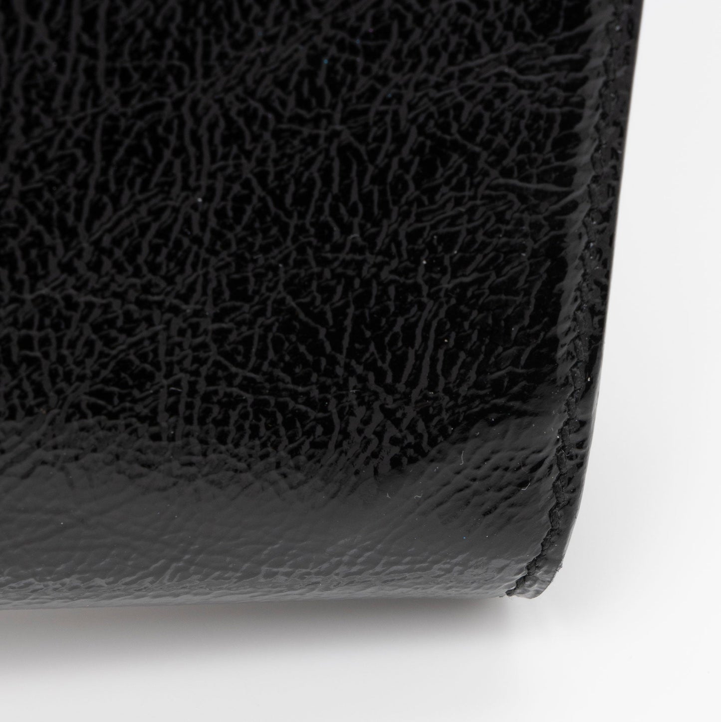 Saint Laurent Vintage Patent Leather Monogram Belle de Jour Clutch BY8Utu
