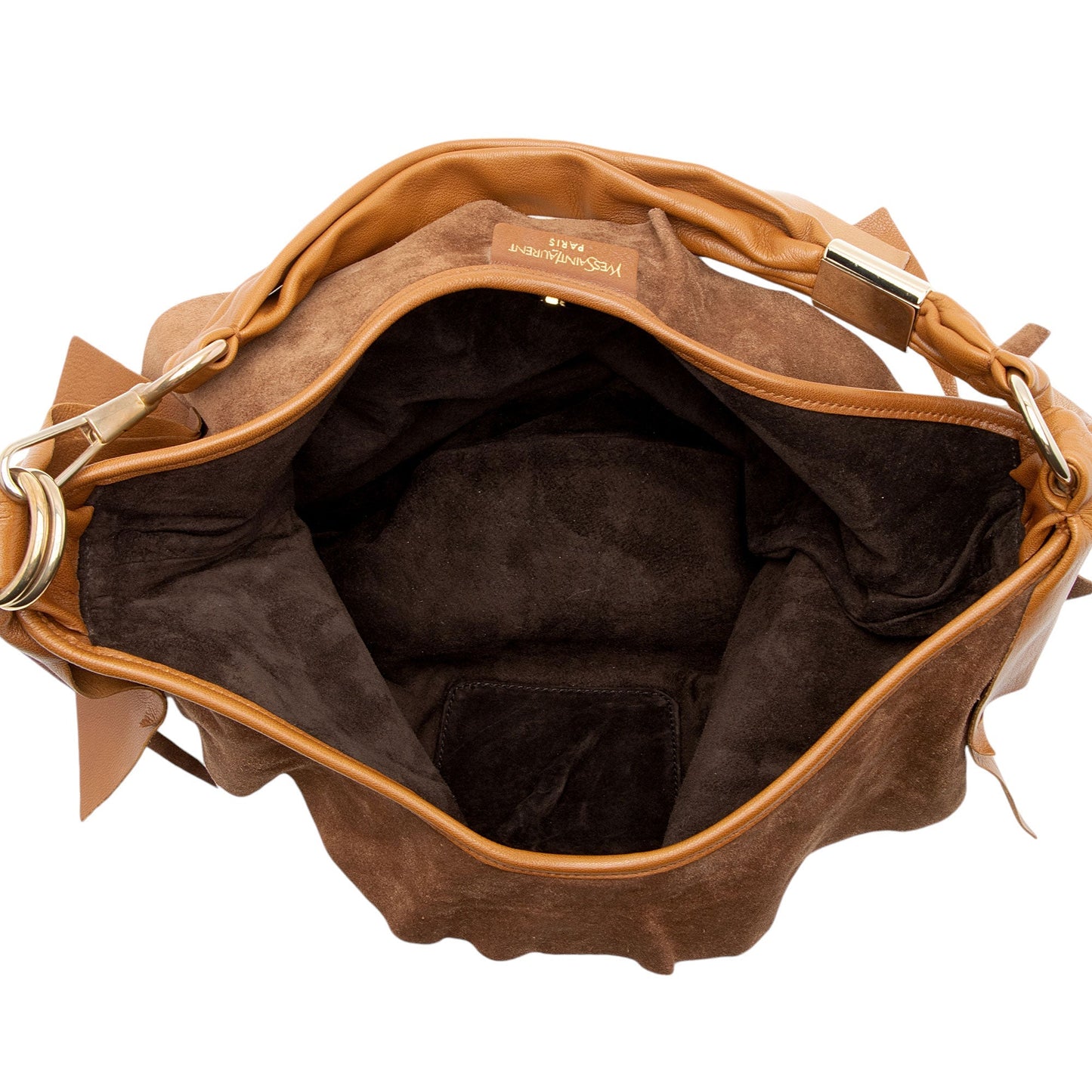 Saint Laurent Vintage Suede St. Tropez Hobo EWDaqk