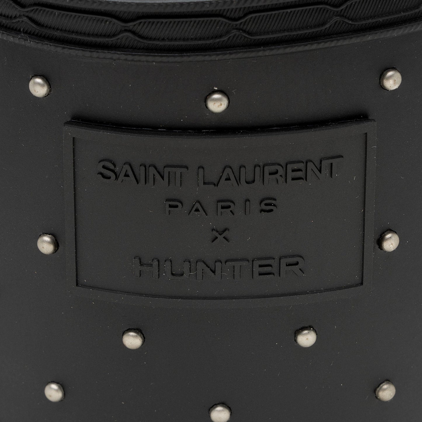 Saint Laurent x Hunter Rubber Studded Rain Boots - Size 6 / 36 HBILuP