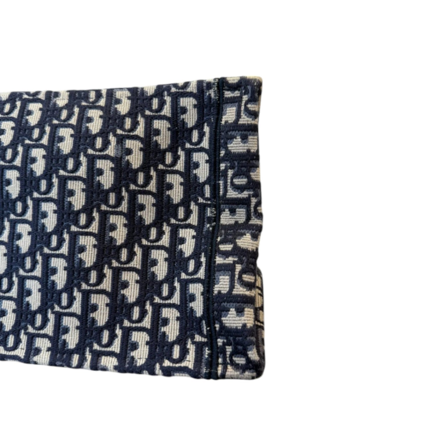 Book Tote Large Oblique Canvas Navy Multicolor