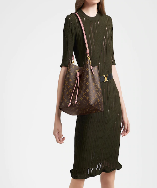 LV NéoNoé Bag Monogram Rose Poudre