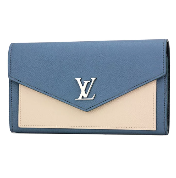 Louis Vuitton MyLockMe Wallet Bleu Jean