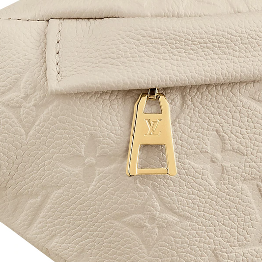 Louis Vuitton Monogram Empreinte Bumbag Creme Beige