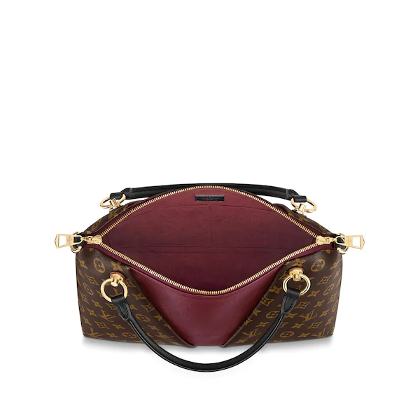 LV V Tote MM Monogram Bordeaux
