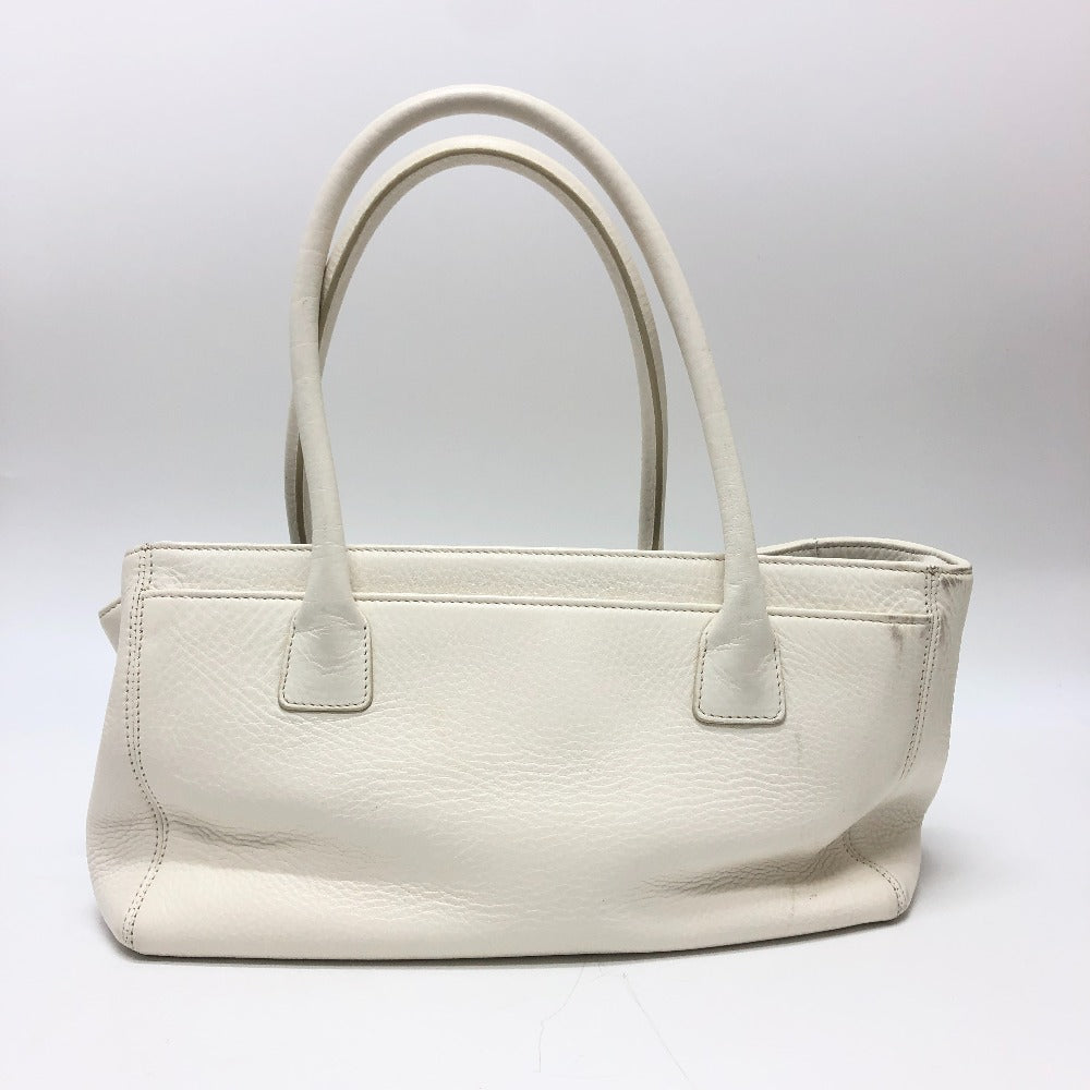 CHANEL Tote Bag A29293 leather white Executive Women Used