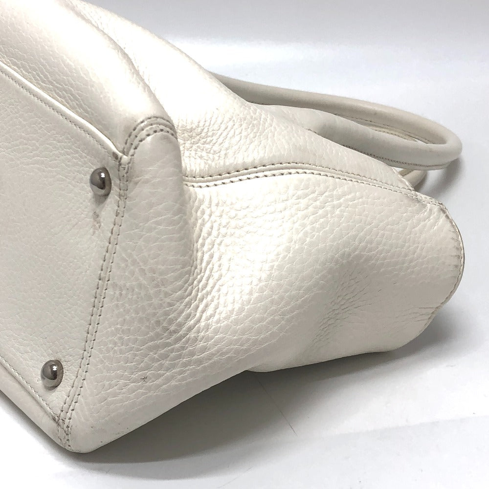 CHANEL Tote Bag A29293 leather white Executive Women Used