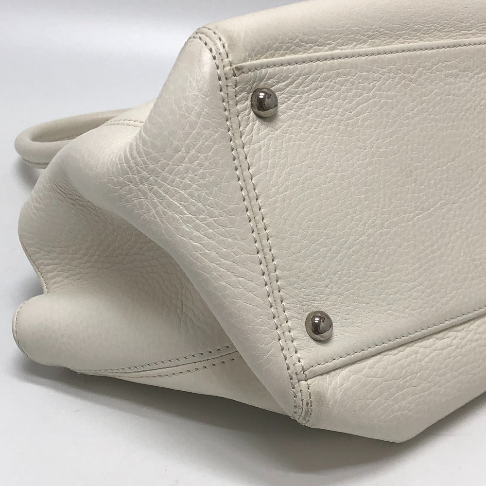 CHANEL Tote Bag A29293 leather white Executive Women Used