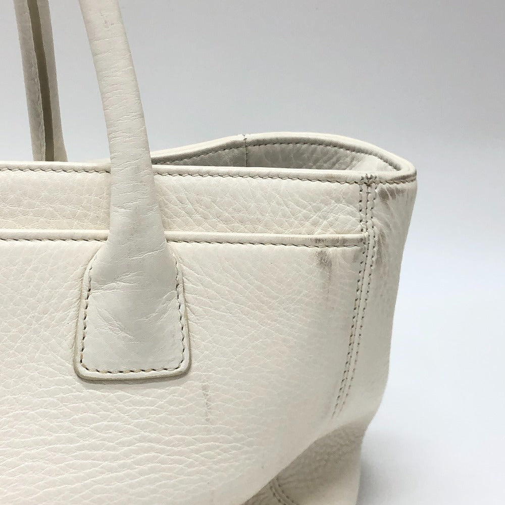 CHANEL Tote Bag A29293 leather white Executive Women Used