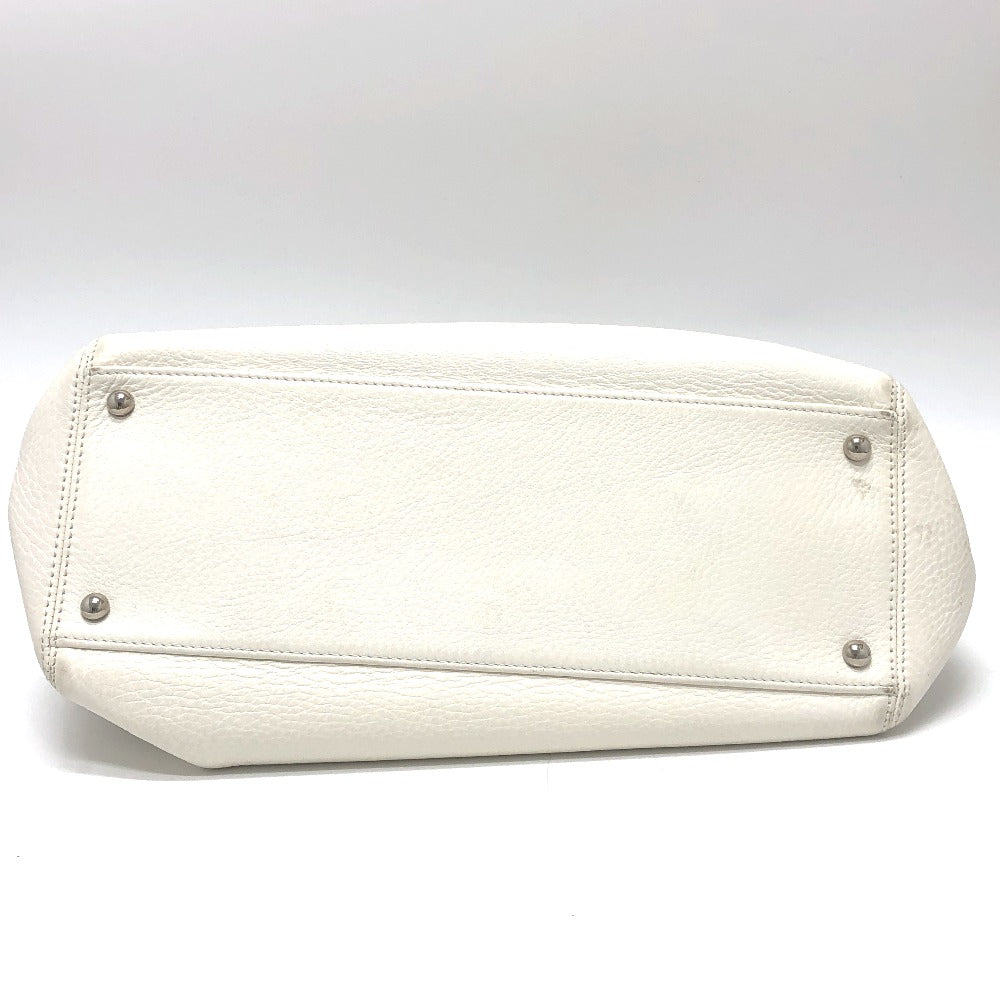 CHANEL Tote Bag A29293 leather white Executive Women Used