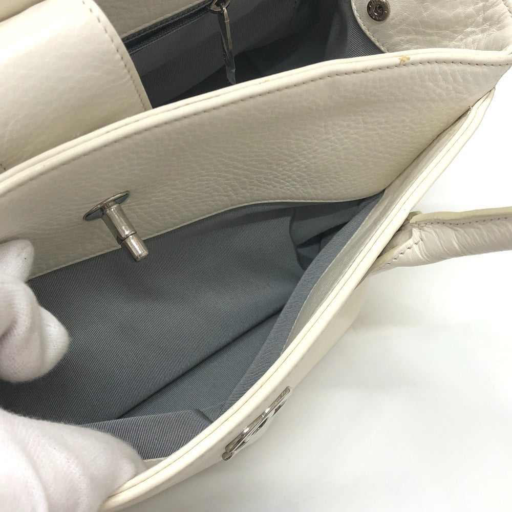 CHANEL Tote Bag A29293 leather white Executive Women Used