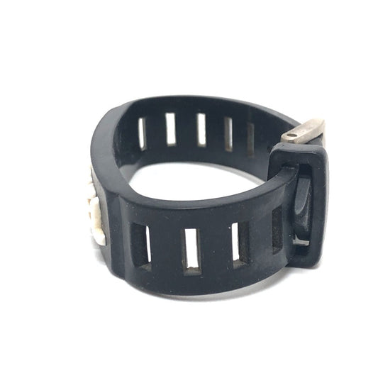 CHANEL bracelet A12633 rubber black 99P logo