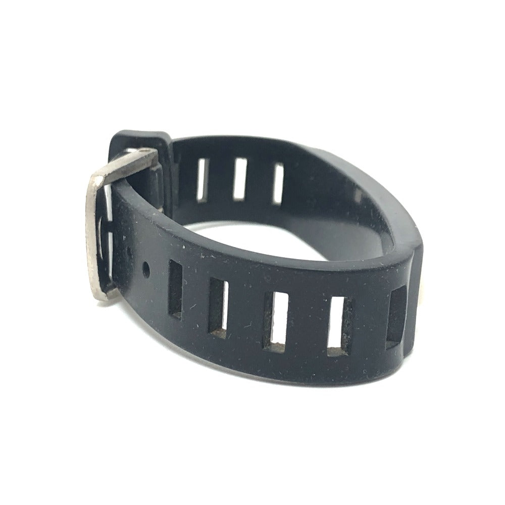CHANEL bracelet A12633 rubber black 99P logo