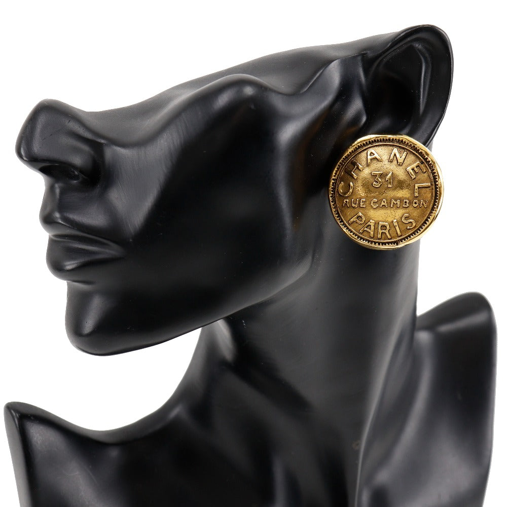 CHANEL Earring Plated Gold gold 31 RUE CAMBON