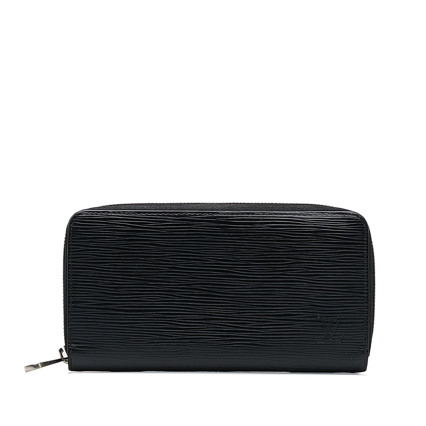 Black Louis Vuitton Epi Zippy Long Wallet