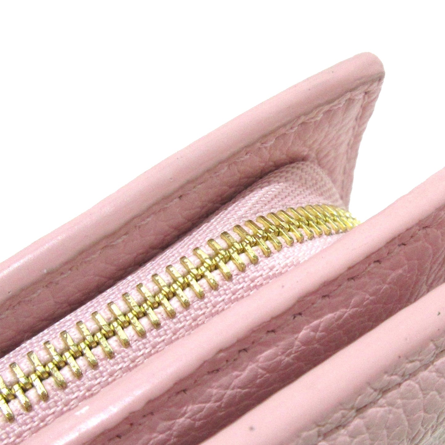 Pink Louis Vuitton Bicolor Monogram Empreinte Broderie Clea Small Wallet