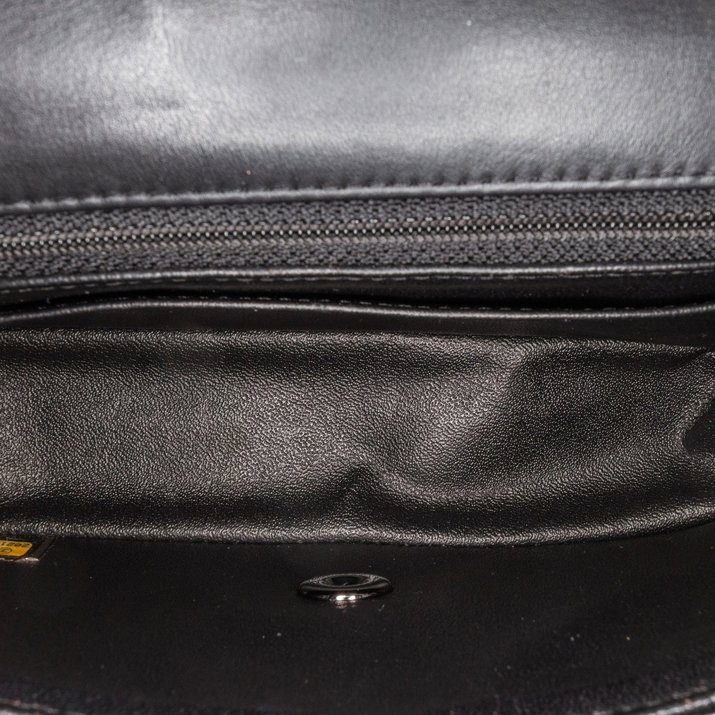 Black Chanel Mini Rectangular Classic Patent Single Flap Crossbody Bag