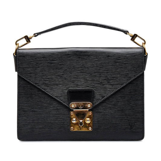 Louis Vuitton Monceau Black Epi
