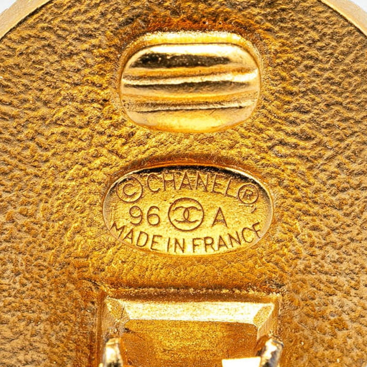 Chanel CC Logo Earrings