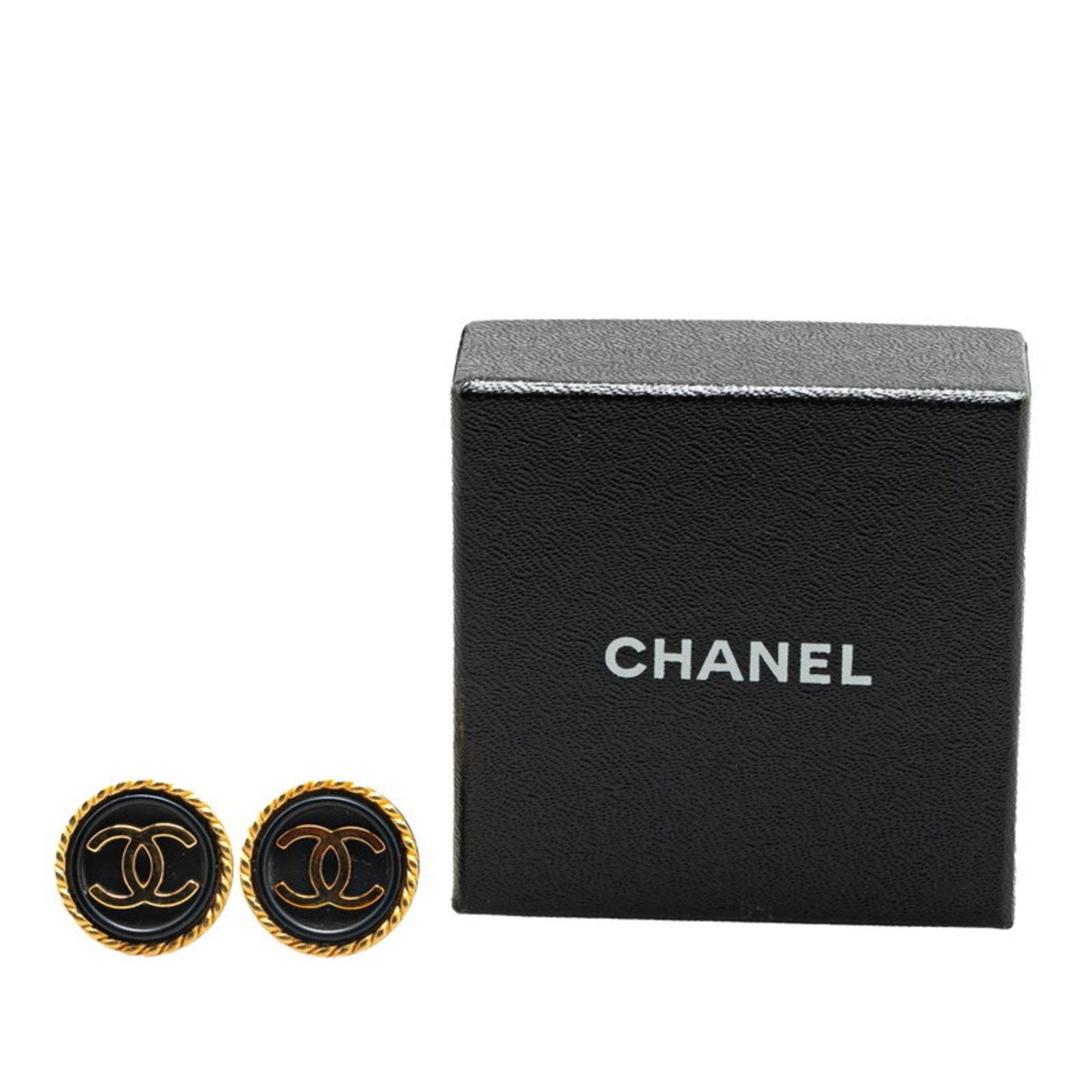 Chanel CC Logo Earrings