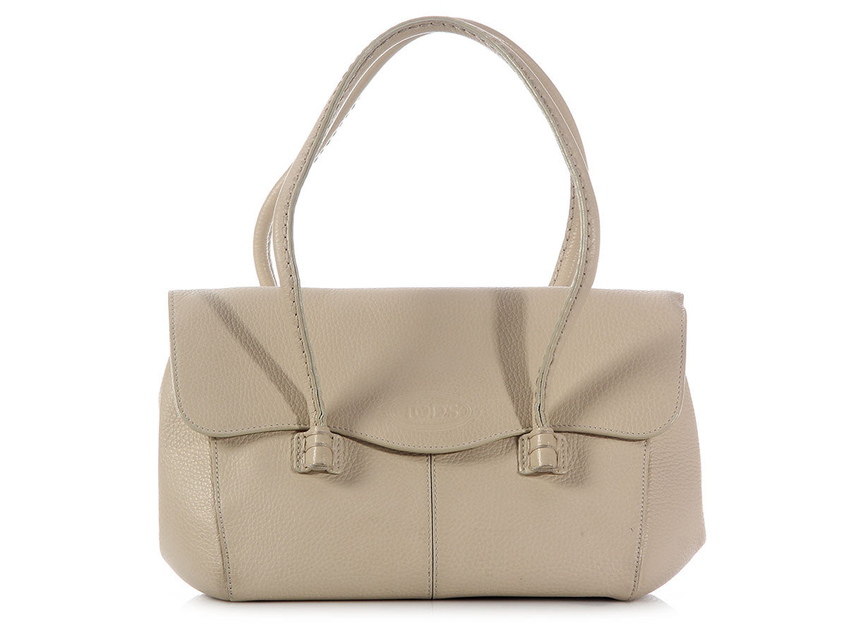 Tod's Beige Logos Bag