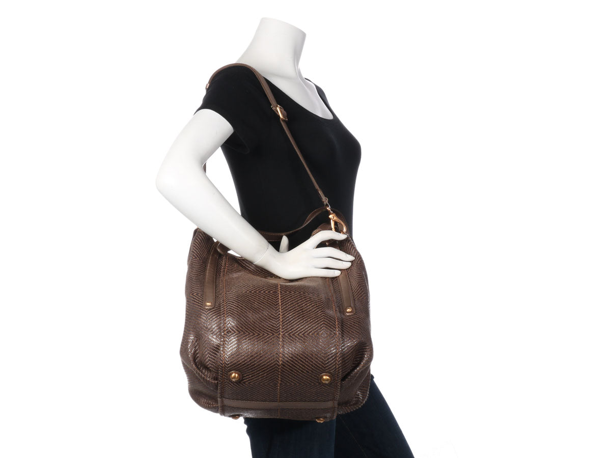 Tod’s Brown G Line Sacca Tote