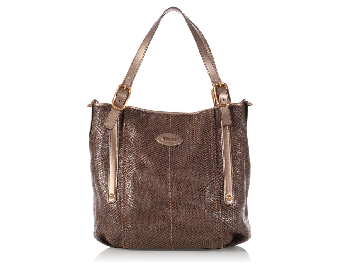 Tod’s Brown G Line Sacca Tote