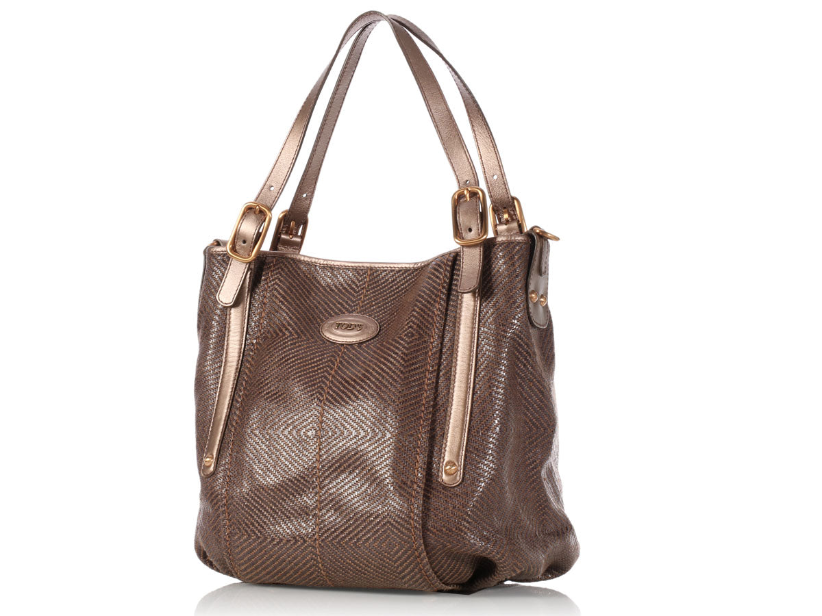 Tod’s Brown G Line Sacca Tote
