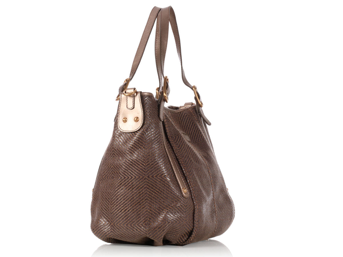 Tod’s Brown G Line Sacca Tote