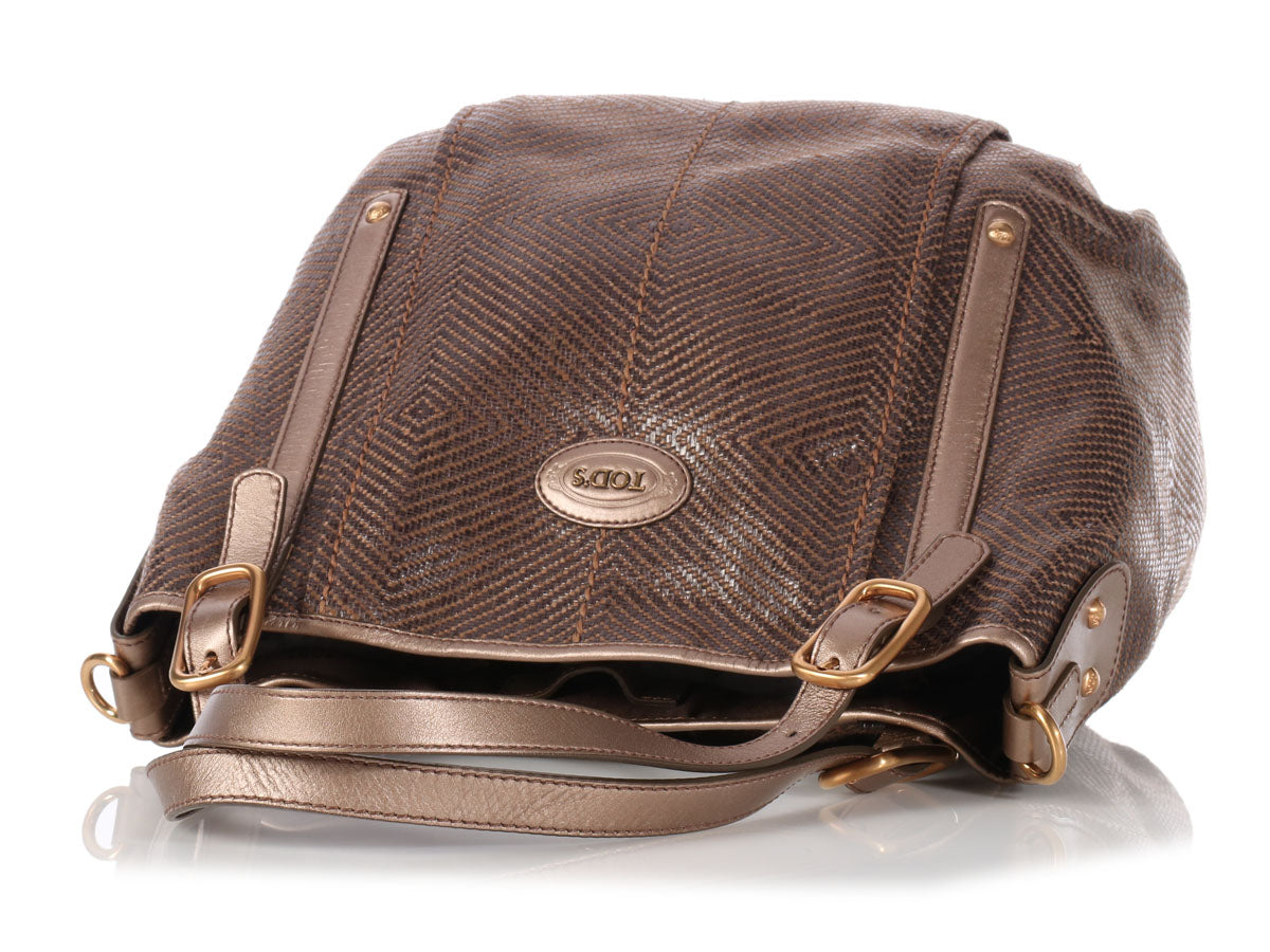Tod’s Brown G Line Sacca Tote