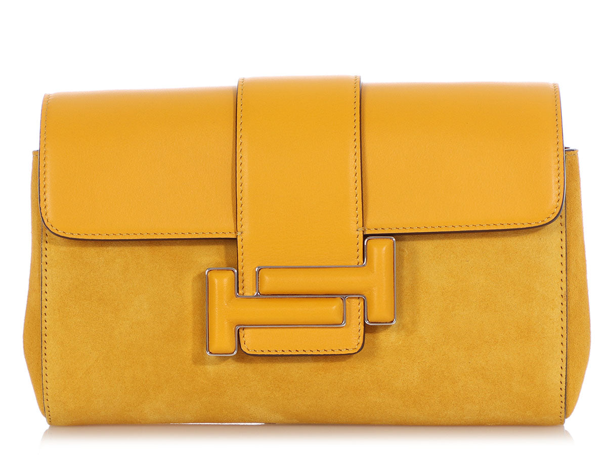 Tod's Micro Mustard Zip Bag