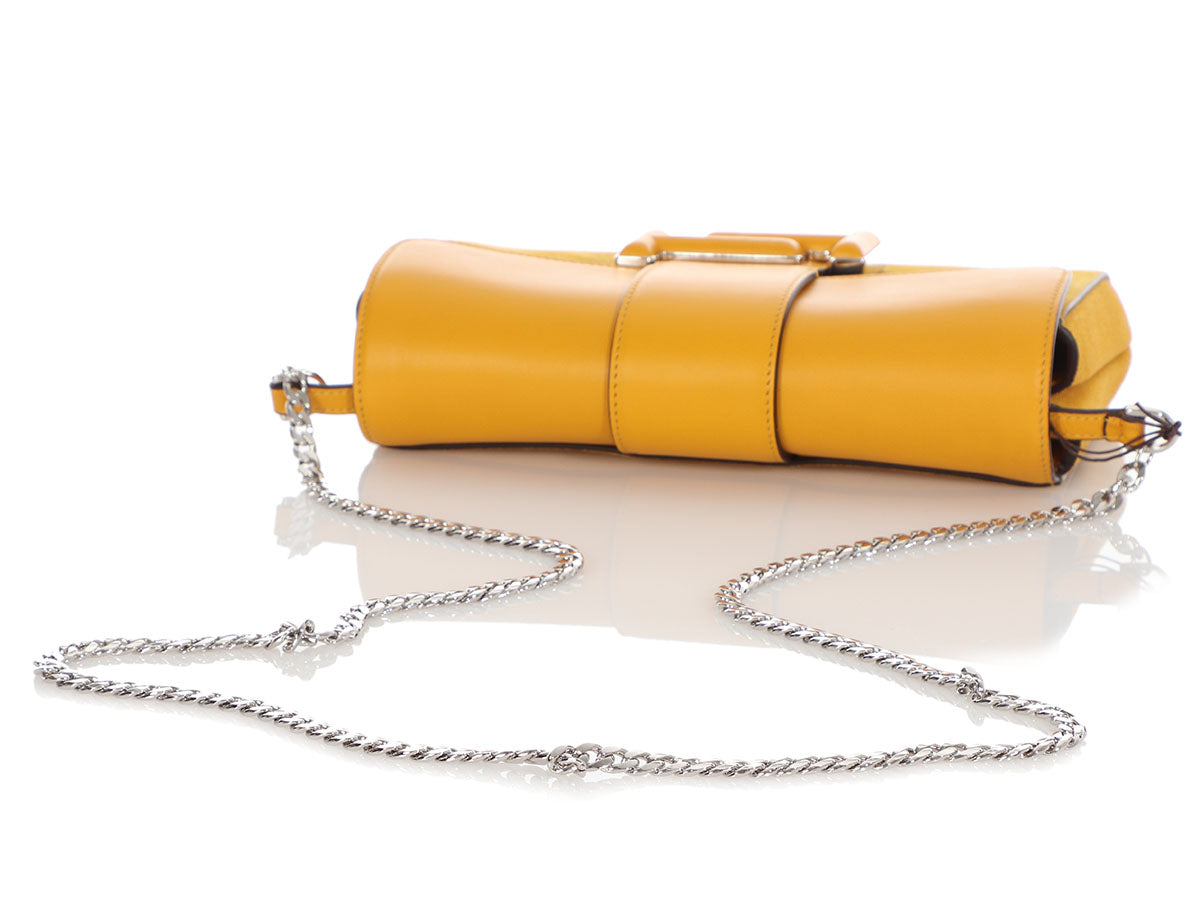 Tod's Micro Mustard Zip Bag