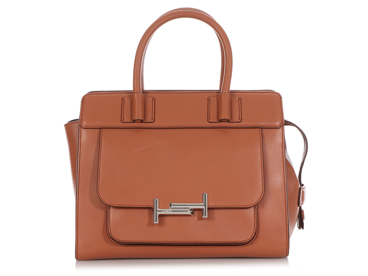 Tod’s Tan Double T Bag