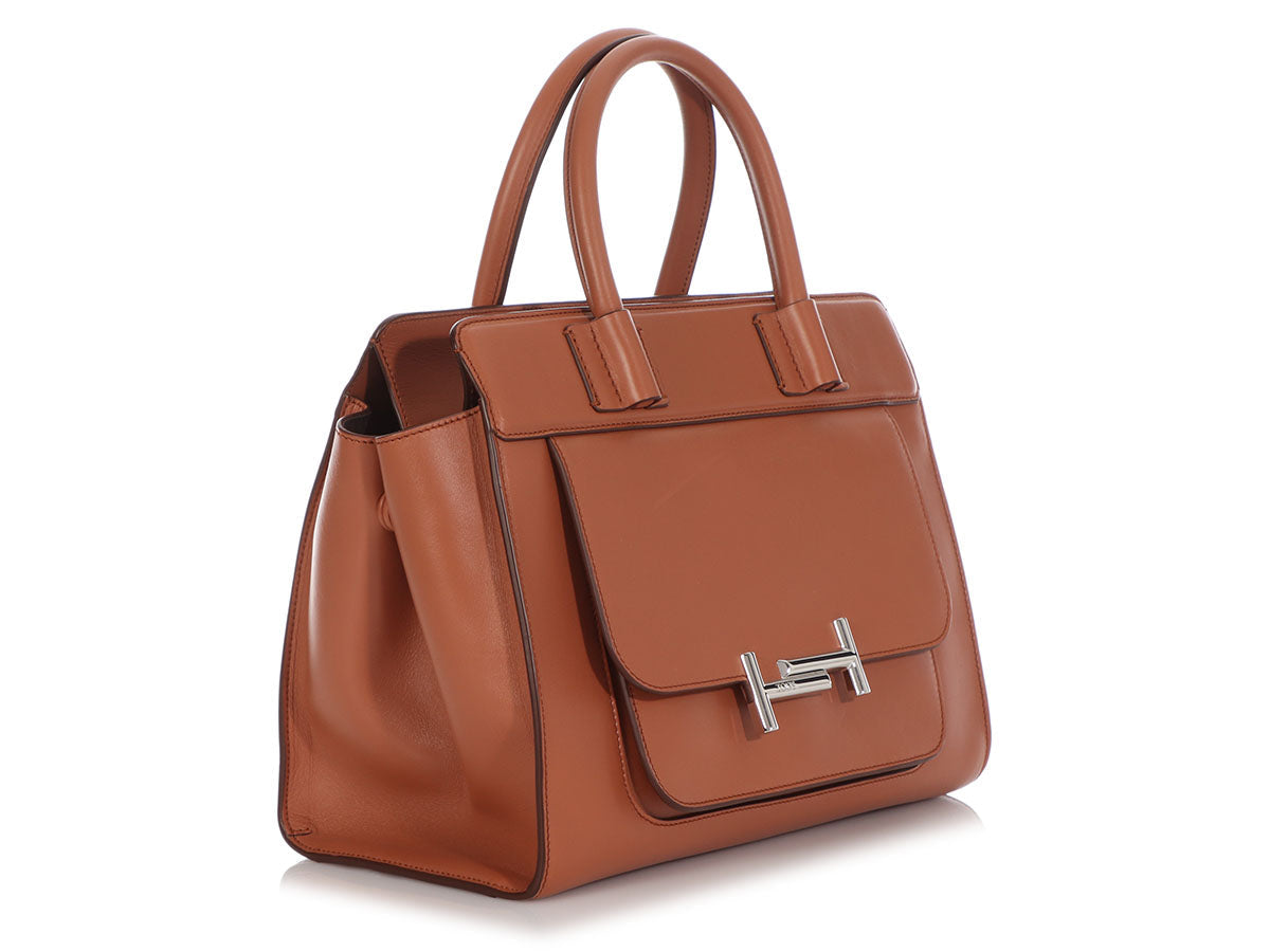 Tod’s Tan Double T Bag