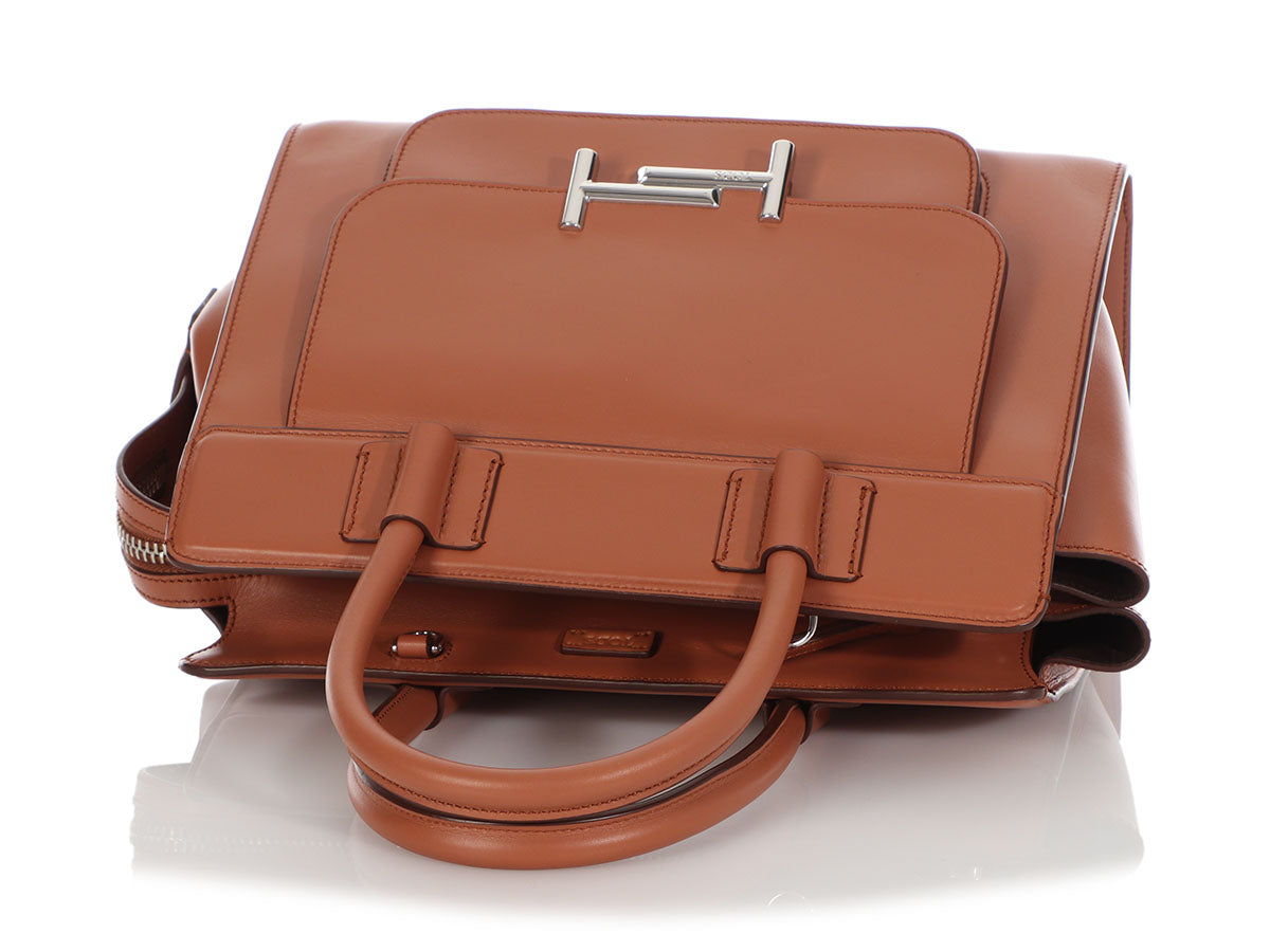 Tod’s Tan Double T Bag