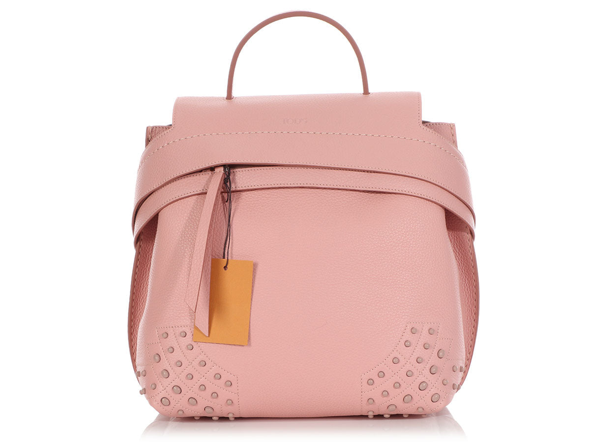 Tod’s Pink Wave Backpack