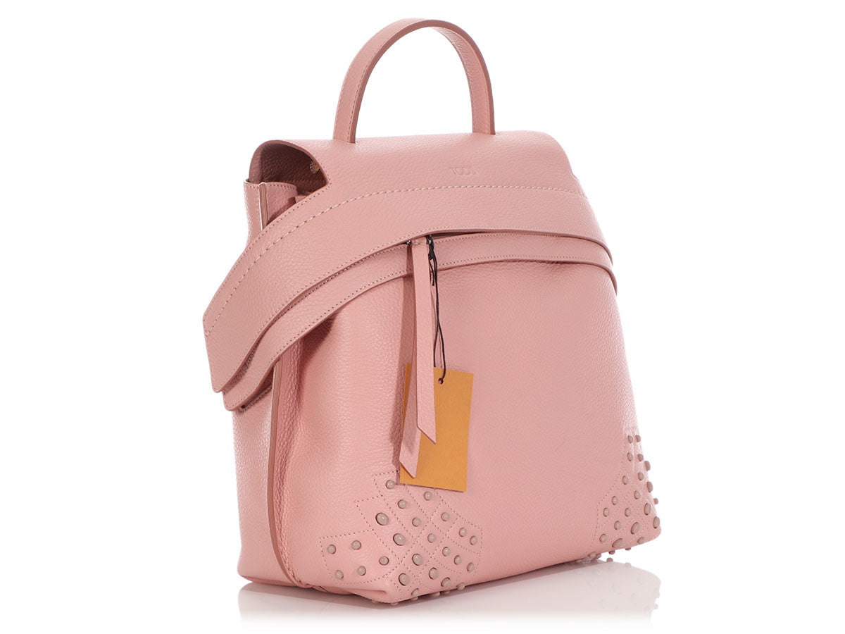Tod’s Pink Wave Backpack
