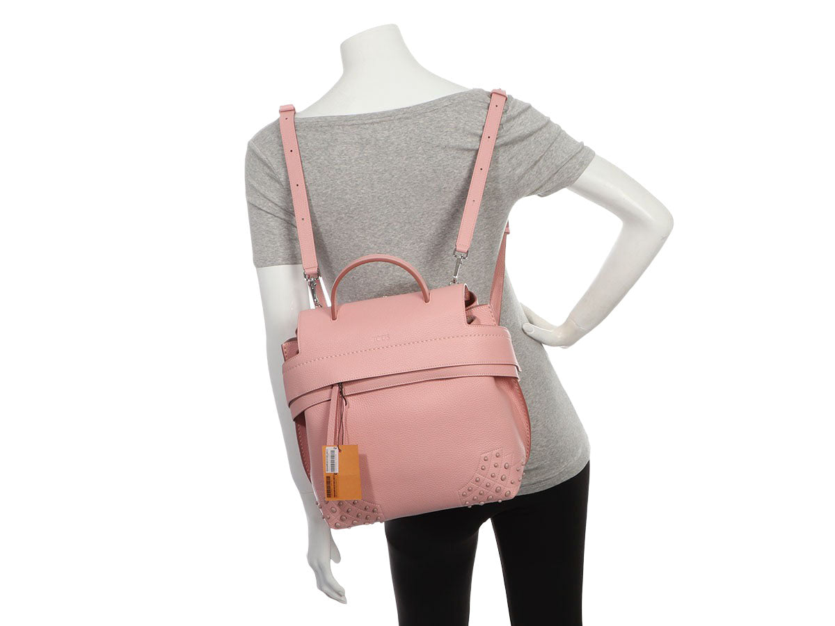 Tod’s Pink Wave Backpack