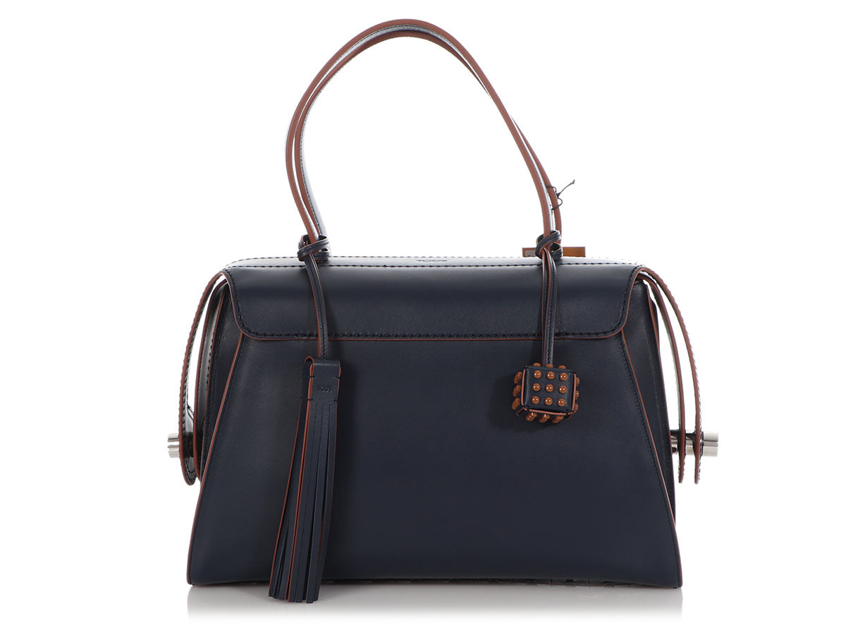 Tod’s Navy Duffle Bag