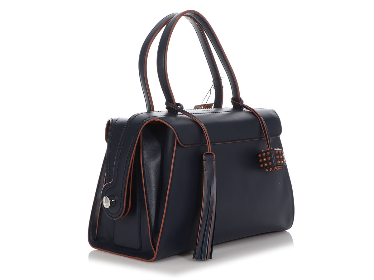 Tod’s Navy Duffle Bag