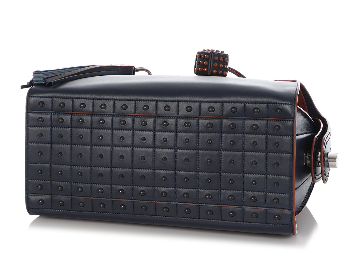 Tod’s Navy Duffle Bag