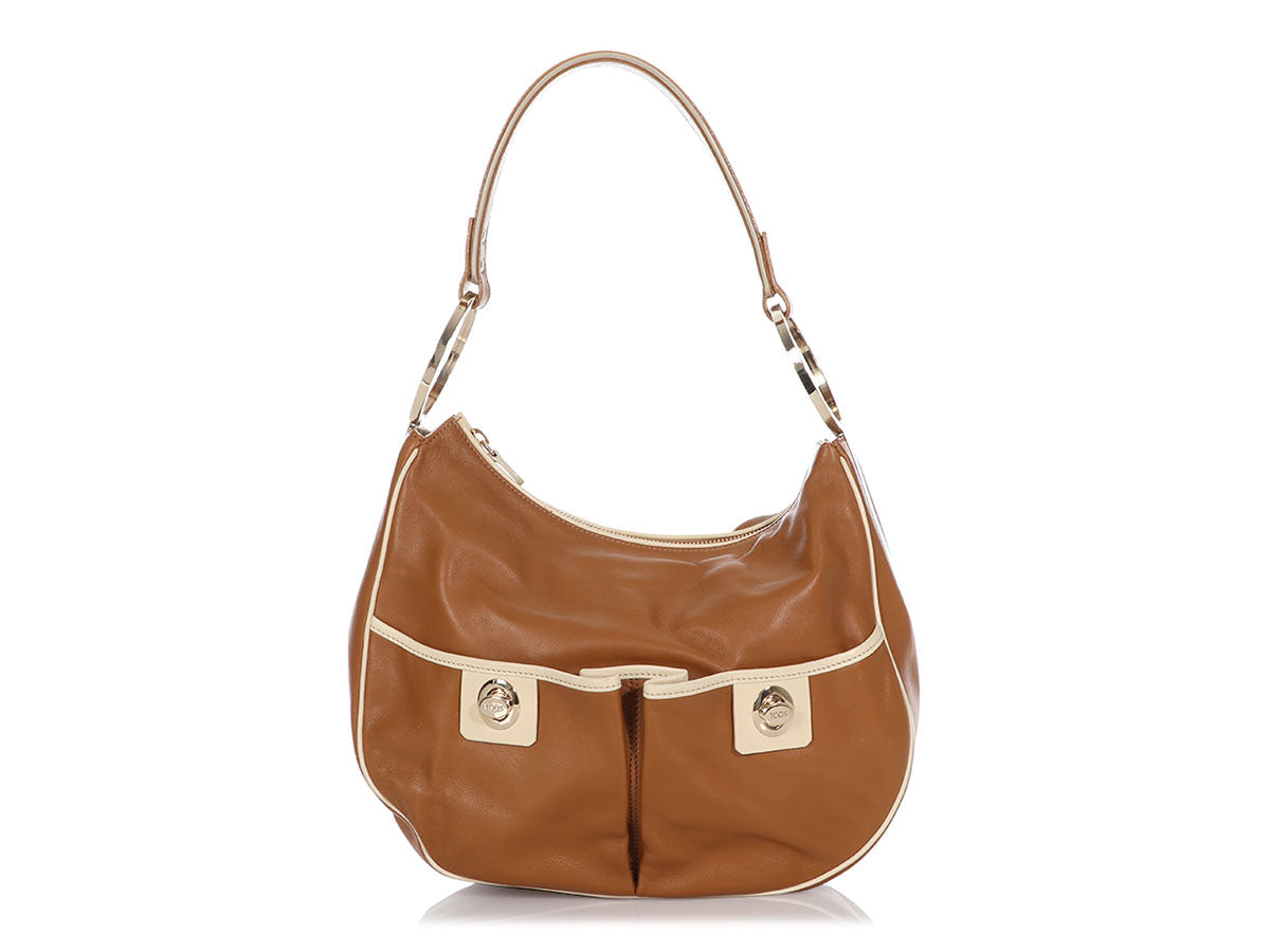 Tod's Small Brown Pocket Hobo