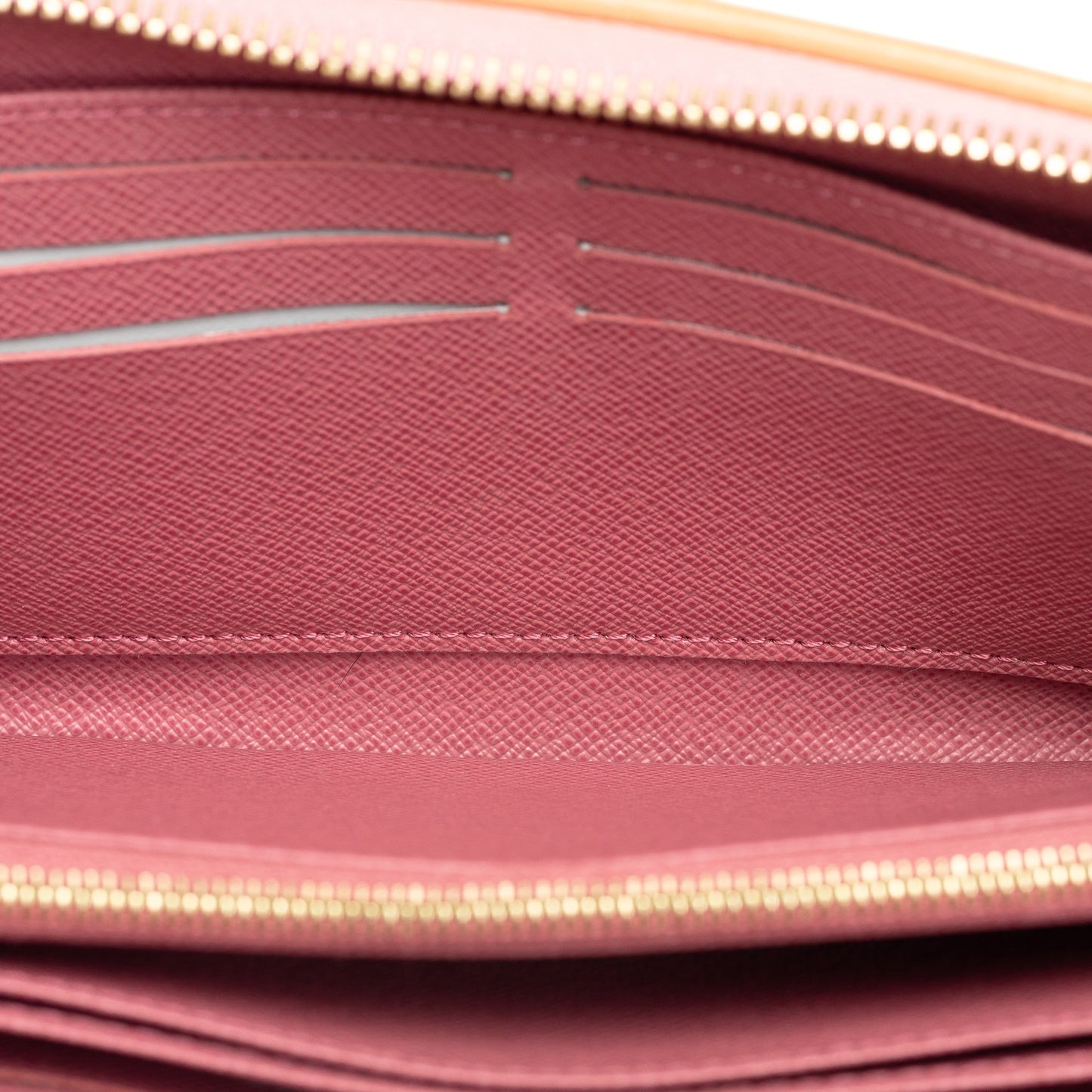 Pink Louis Vuitton Monogram Denim Jacquard Zippy Wallet