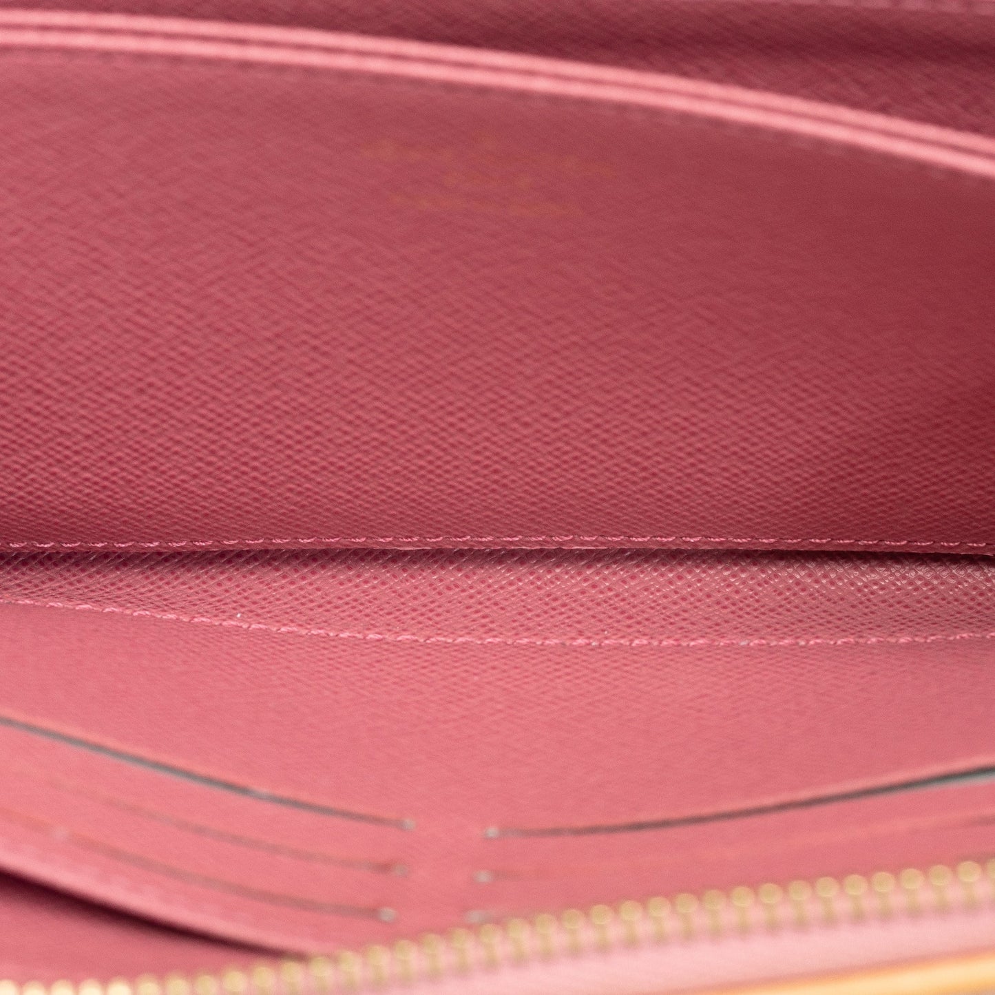 Pink Louis Vuitton Monogram Denim Jacquard Zippy Wallet