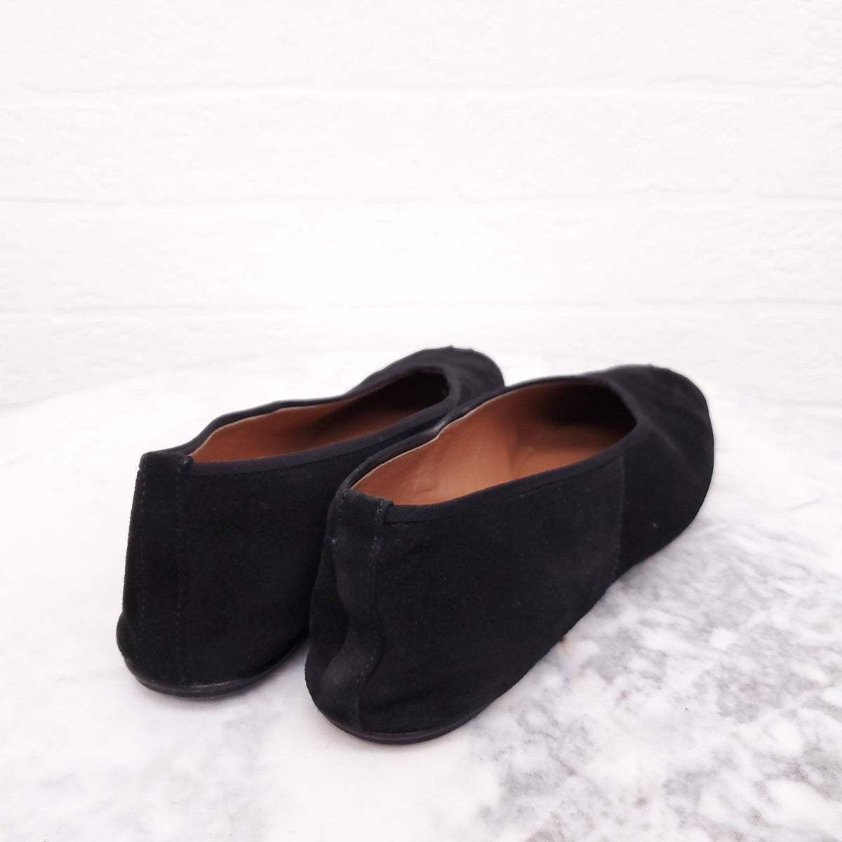 THE ROW BALLERINES EN SUEDE FLATS - SIZE 37.5