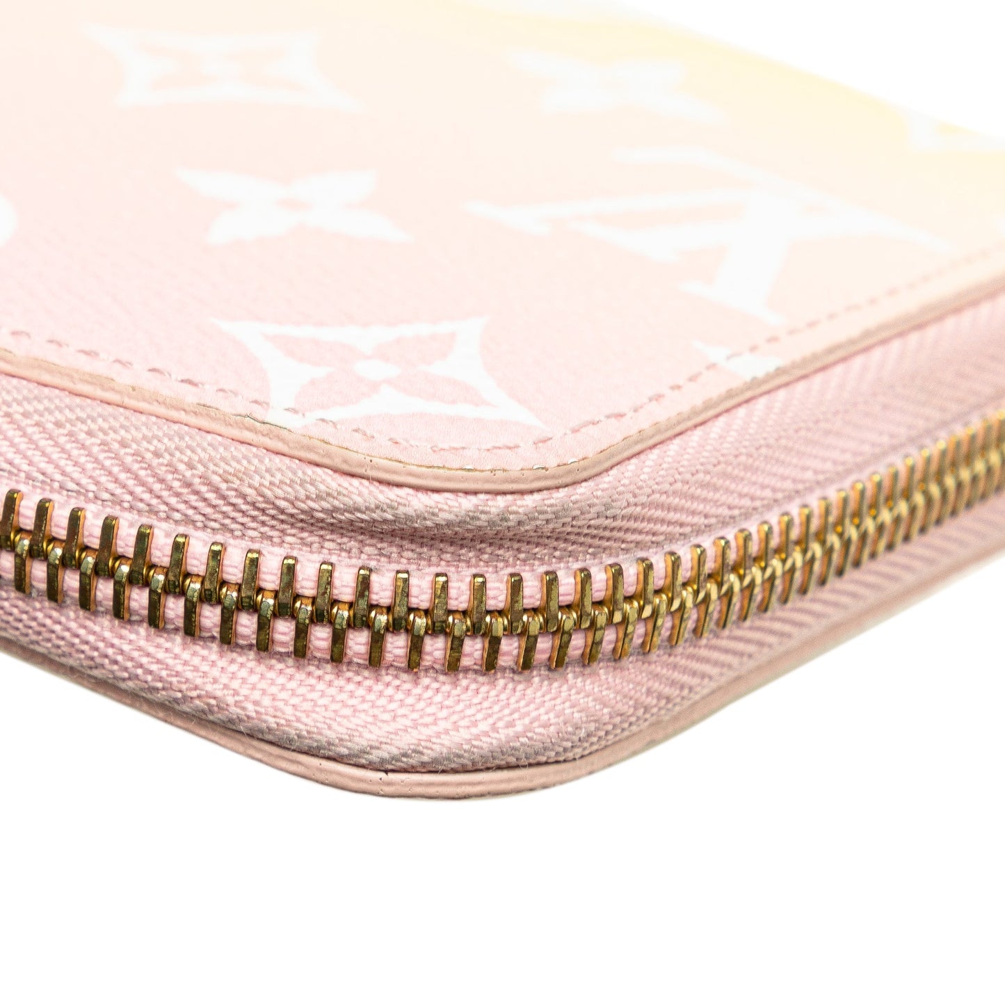 Pink Louis Vuitton Monogram Giant By The Pool Zippy Wallet