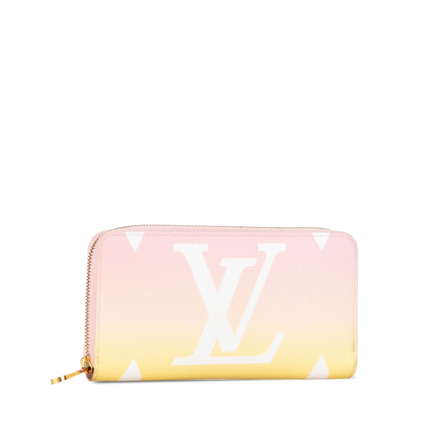 Pink Louis Vuitton Monogram Giant By The Pool Zippy Wallet