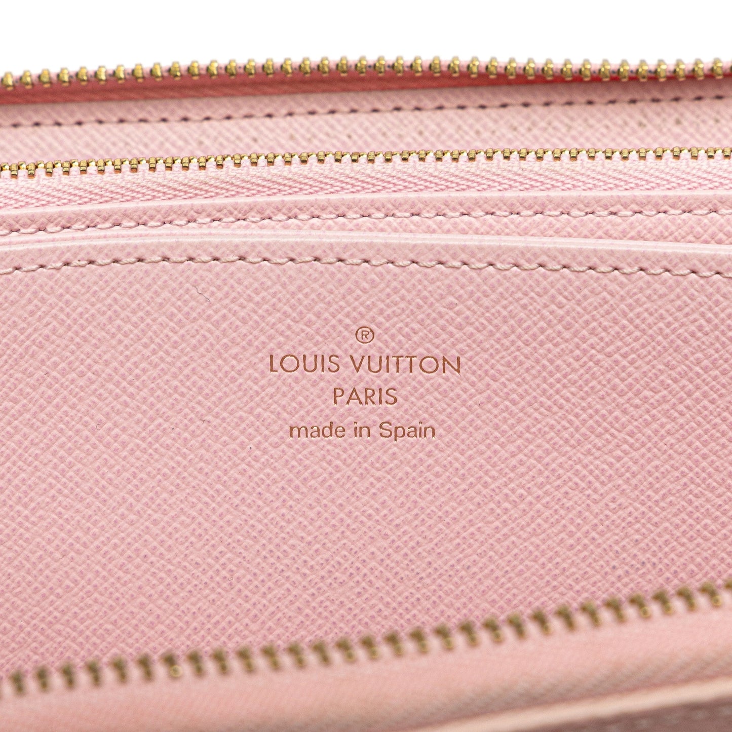 Pink Louis Vuitton Monogram Giant By The Pool Zippy Wallet